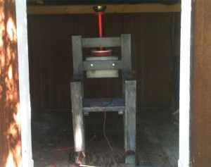 Tesla Coil Electric Chair - Raincloud Arts